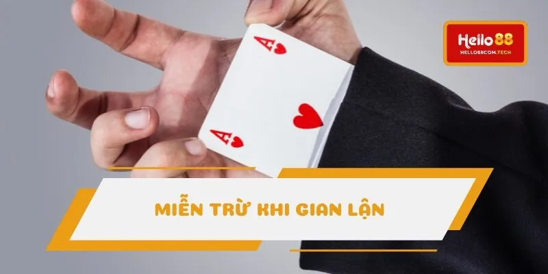 Miễn trừ trách nhiệm nếu thao túng kết quả